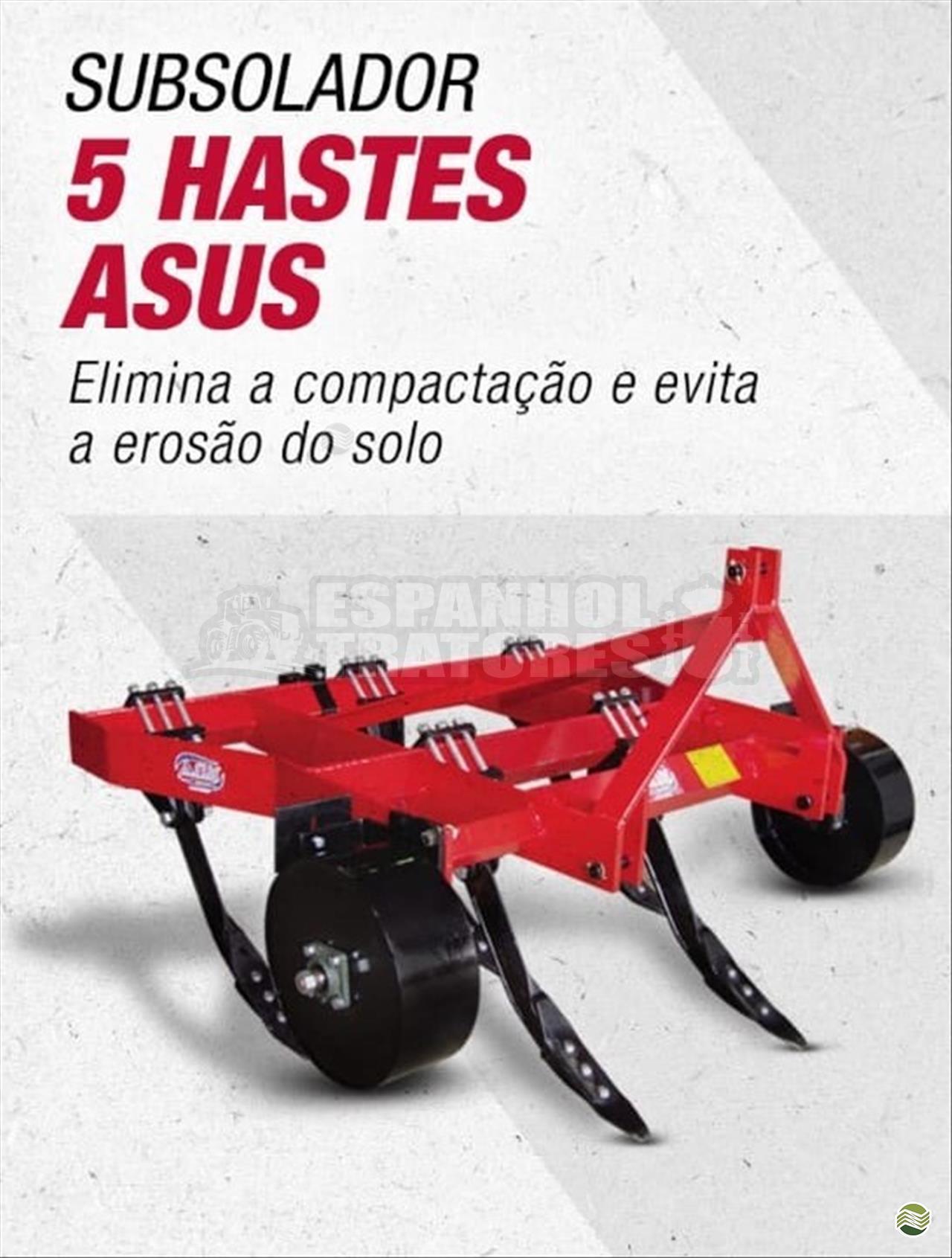 IMPLEMENTOS AGRICOLAS SUBSOLADOR 5 HASTES Espanhol Tratores GOIANIA GOIAS GO